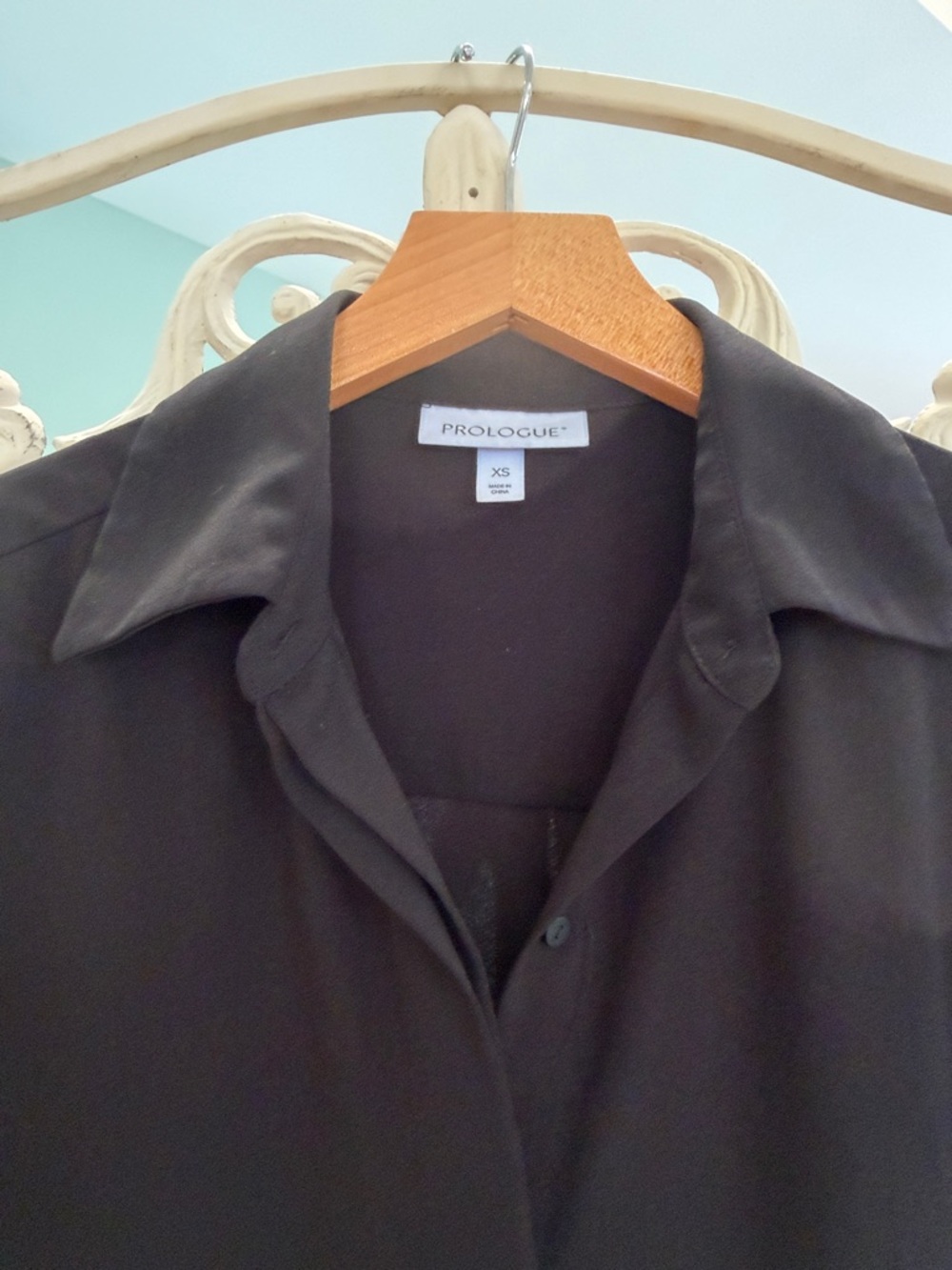 Prologue Black Long-Sleeve Shirt Dress - Picture 3 of 6